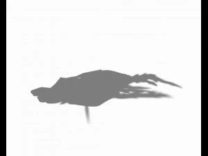 river - grass 01 3D Model