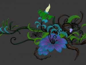 river - grass 02 Model 3D