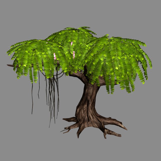 river yangcheng - huai tree 01 3D 모델 .c4d .max .obj .3ds .fbx .stl .blend 