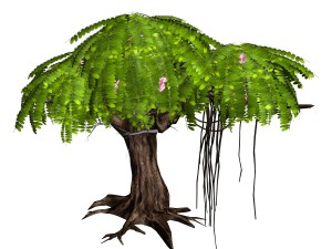 river yangcheng - huai tree 01 3D 모델