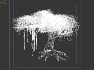 river yangcheng - huai tree 01 3D 모델
