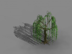 river yang city - willow 01 Model 3D
