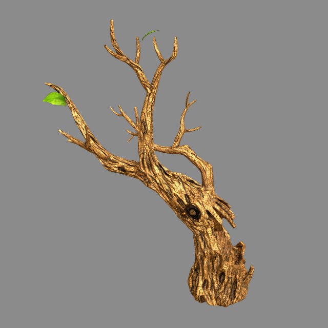 fox qishan - ruins film - dry tree 01 3D Model .c4d .max .obj .3ds .fbx .stl .blend 