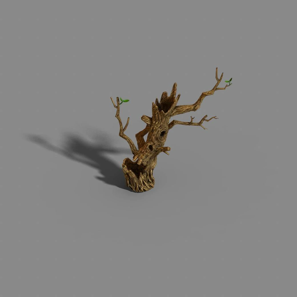 fox mountain - crescent spring - tree 01 3D Model .c4d .max .obj .3ds .fbx .stl .blend