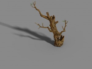 fox mountain - crescent spring - tree 01 3D 모델
