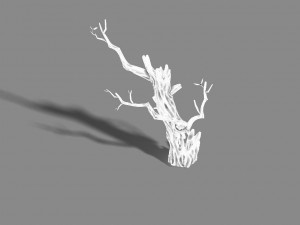 fox mountain - crescent spring - tree 01 3D 모델