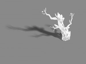 fox mountain - crescent spring - tree 01 3D Model