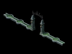 flower garden 1001 3D Model