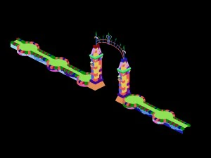 flower garden 1001 3D Model