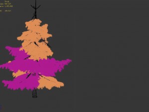 huashan - plant - pine 02 Model 3D