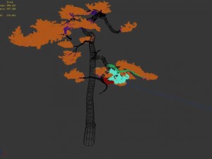 huashan - plant - pine 03 3D Модель