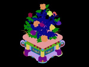 church hospital - flowerpot 02 3D Model