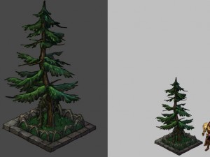 church hospital - decorative tree 02 3D मॉडल
