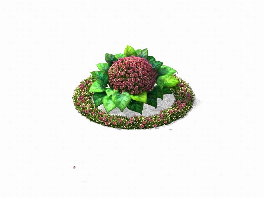 marriage - garden - flower 02 3D Model .c4d .max .obj .3ds .fbx .stl .blend 