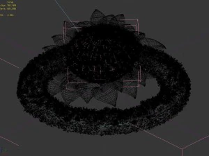 marriage - garden - flower 02 3D Model