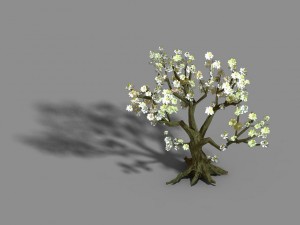 capital city - white tree 01 Modelo 3D