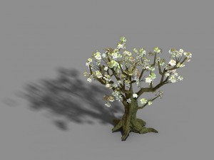 capital city - white tree 01 Modelo 3D