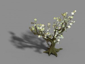 capital city - white tree 01 Modelo 3D