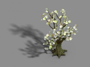 capital city - white tree 01 Modelo 3D