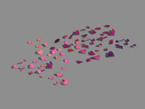 capital - pink tree 01 3D Model