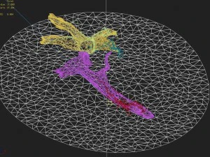 elven mountains - green algae - dead trees 03 3D Model
