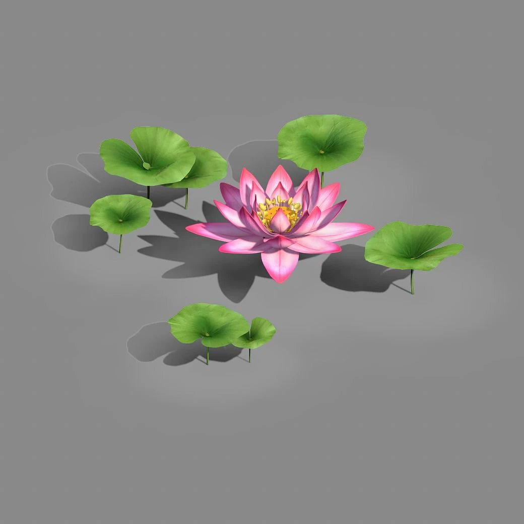 elves villa - lotus 01 3D Model .c4d .max .obj .3ds .fbx .stl .blend