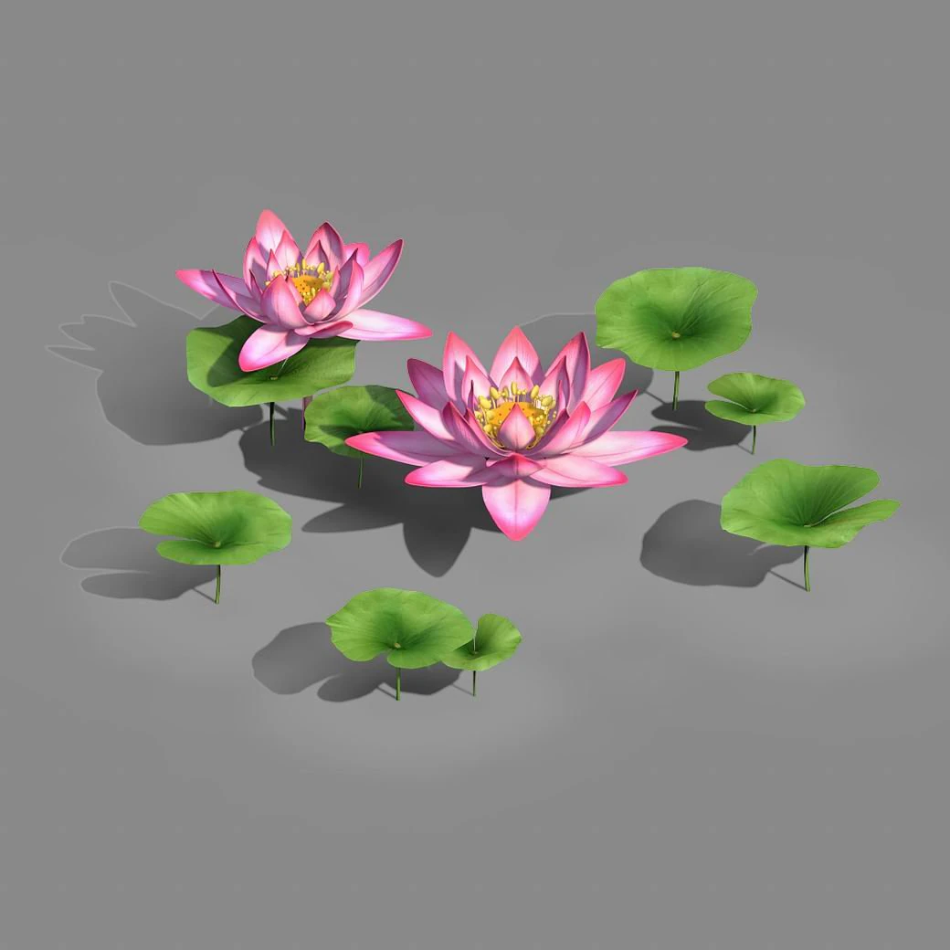 elves villa - lotus 02 3D Model .c4d .max .obj .3ds .fbx .stl .blend