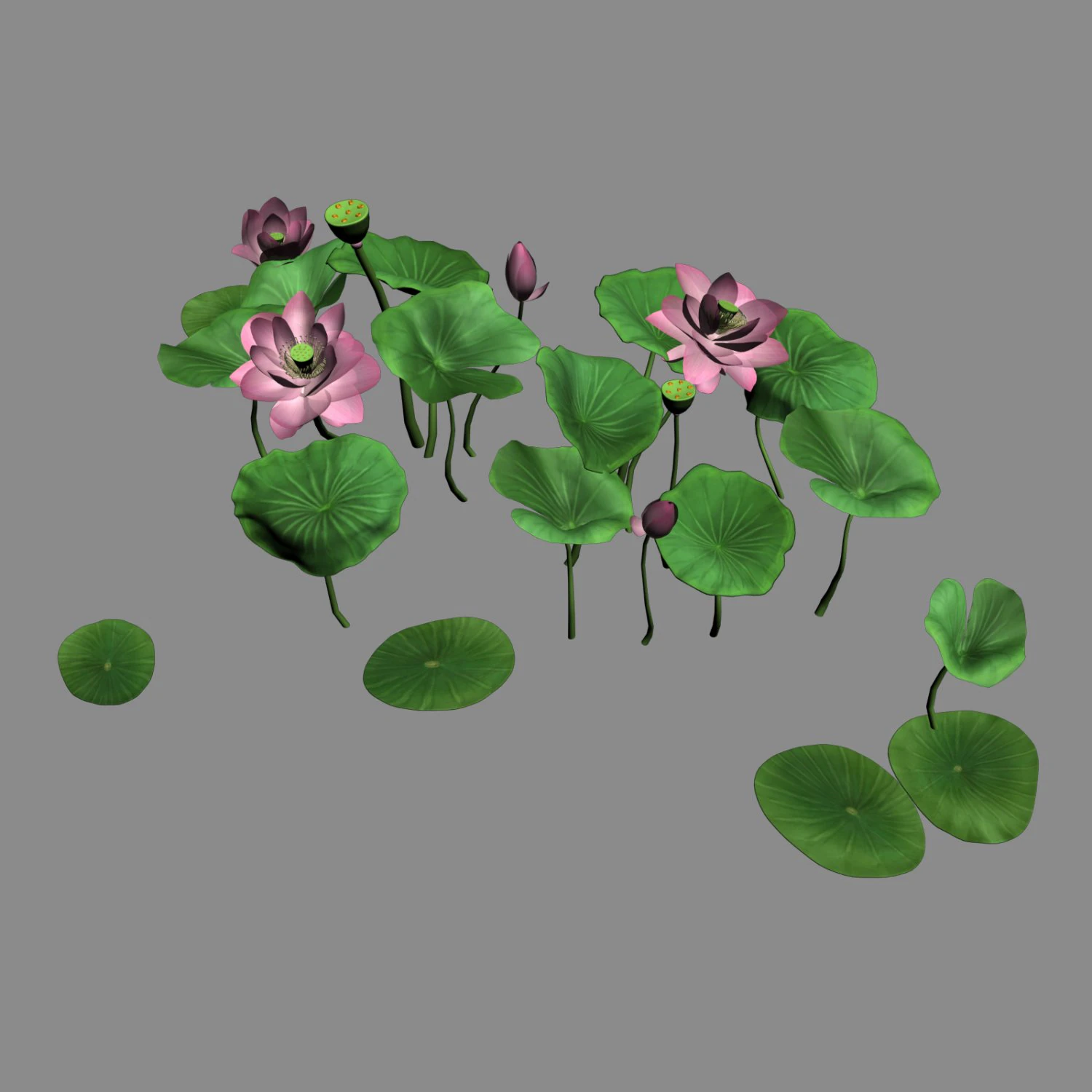 elves villa - lotus 04 3D Model .c4d .max .obj .3ds .fbx .stl .blend 