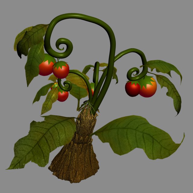 elves villa - flowers 01 3D Модель .c4d .max .obj .3ds .fbx .stl .blend 