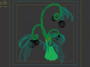 elves villa - flowers 01 3D Модель