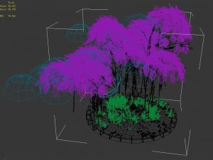 elven villa - broadleaf 01 Model 3D