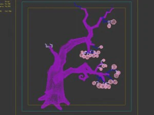 empty mulberry - tree 01 3D Model