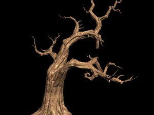 empty mulberry - dry tree 01 3D Model