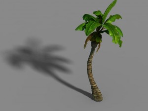 empty mulberry - coconut tree crook 01 3D Model