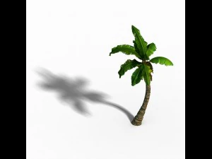 empty mulberry - coconut tree crook 01 3D Model