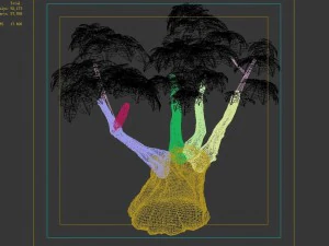 boş dut - k&uuml;&ccedil;&uuml;k ağa&ccedil; -02 3D Model