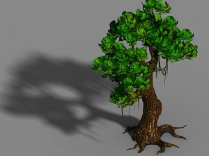 li village - tree 01 3D Model
