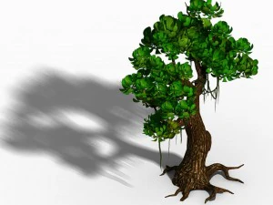 li village - tree 01 3D Model