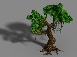li village - tree 01 3D Model