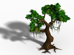 li village - tree 01 3D 模型