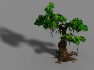 li village - tree 01 3D Model