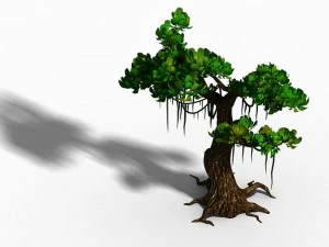 li village - tree 01 3D Model
