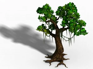 li village - tree 01 3D Model