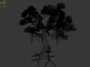 li village - tree 01 3D Model