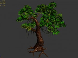 li village - tree 01 3D 模型
