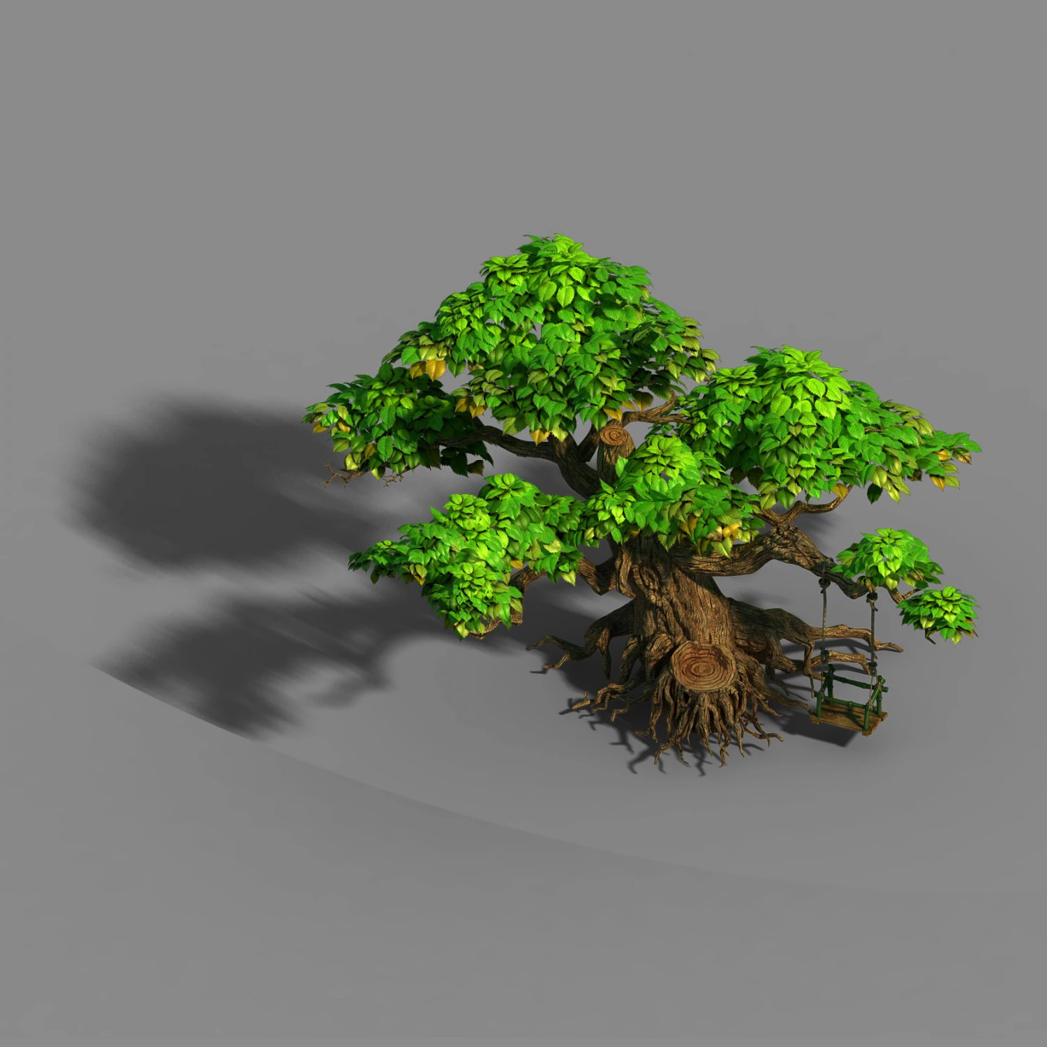 liuli island - big tree 01 3D Model .c4d .max .obj .3ds .fbx .stl .blend 