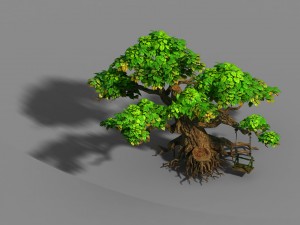 liuli island - big tree 01 3D Model