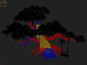liuli island - big tree 01 3D Model