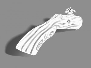 south qilian - inverted wood Modèle 3D