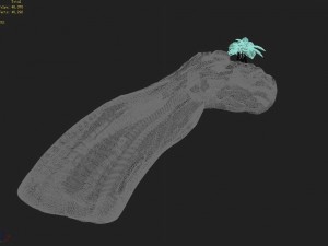 south qilian - inverted wood Modèle 3D